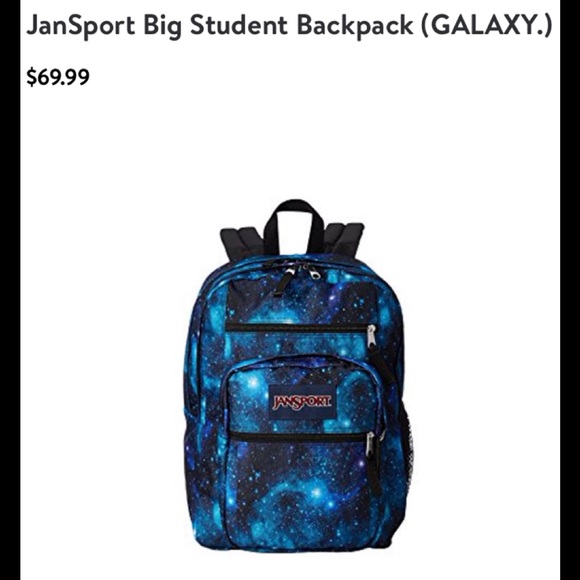 JANSPORT GALAXY BIG STUDENT LAPTOP 🎒 BACKPACK - Picture 8 of 8